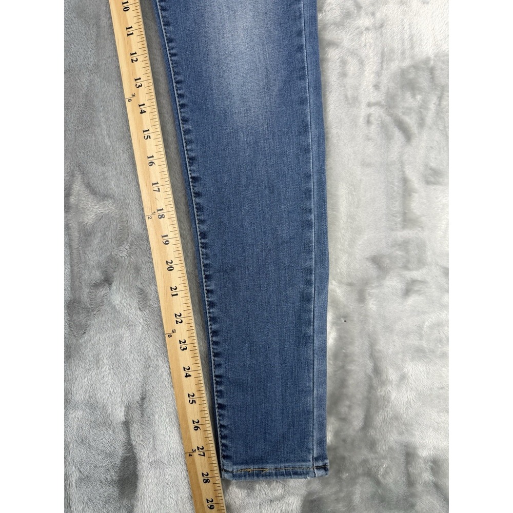 Levis Jeans Womens Blue Denim Mile High Super Skinny BIG E Premium Size 22x28 - Picture 2 of 13